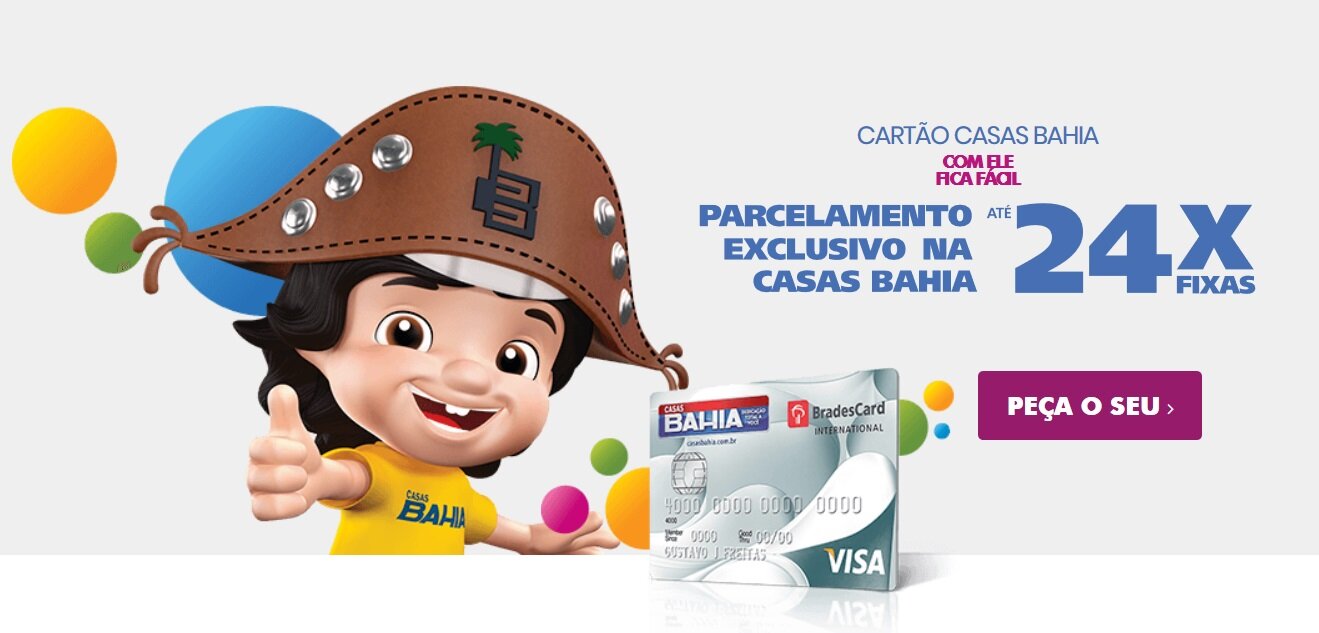 Como fazer o cartão de crédito Casas Bahia